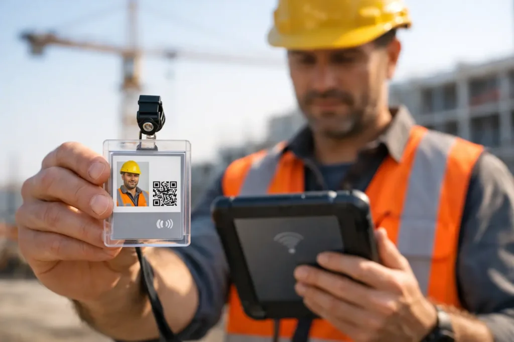 Badge digitale di cantiere: come funziona