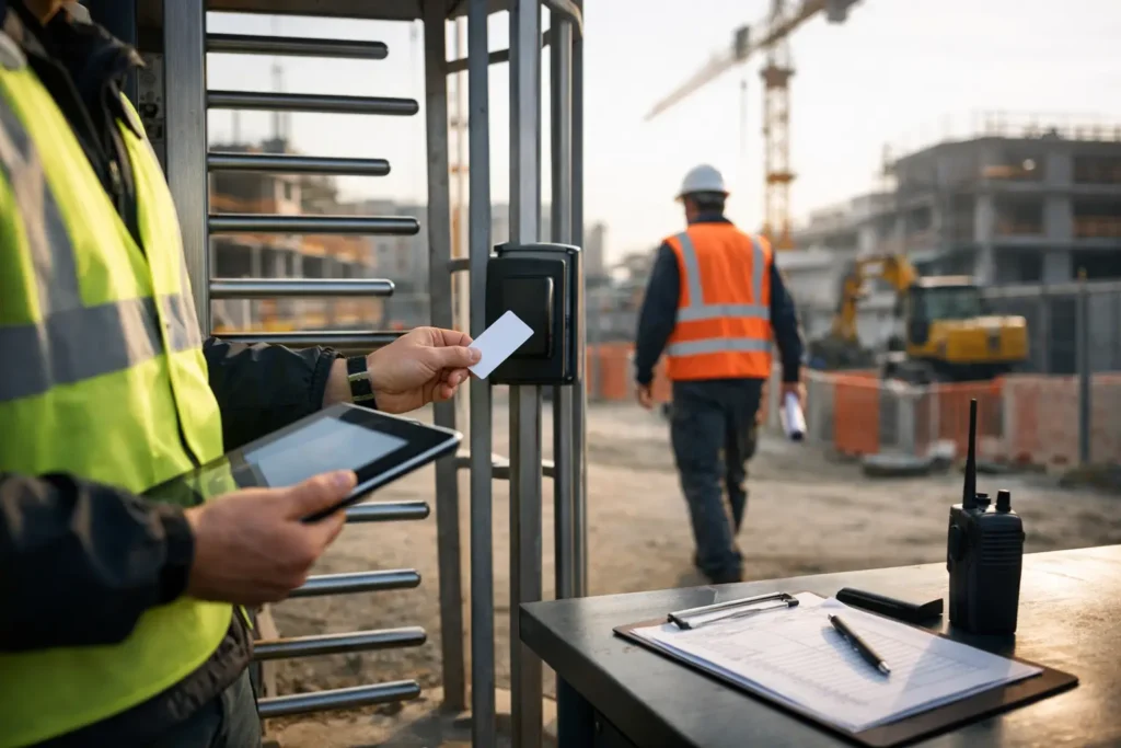 Come registrare accessi in cantiere bene