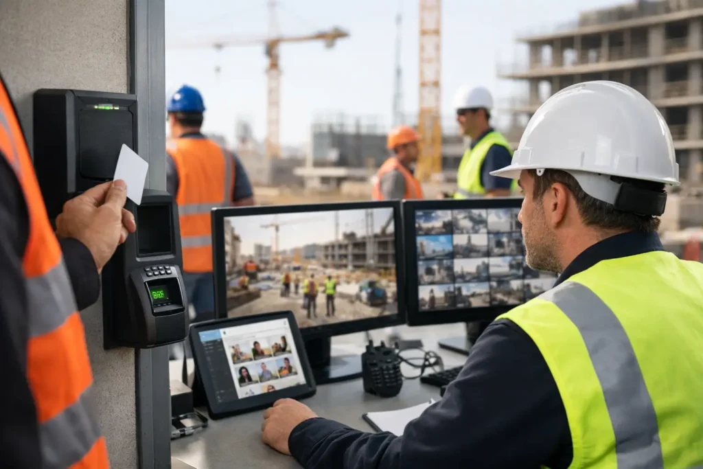 Esempio gestione accessi multi cantiere