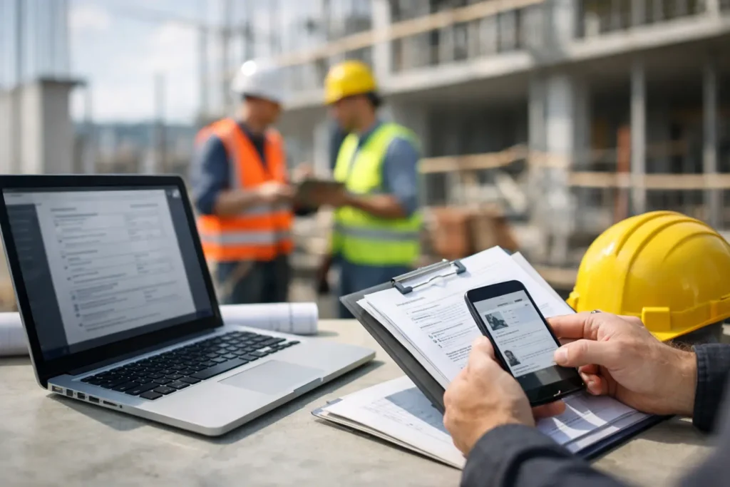 Verifica documenti cantiere online: come farla